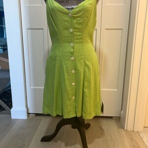 Lulus lime green dress , size M, NWT